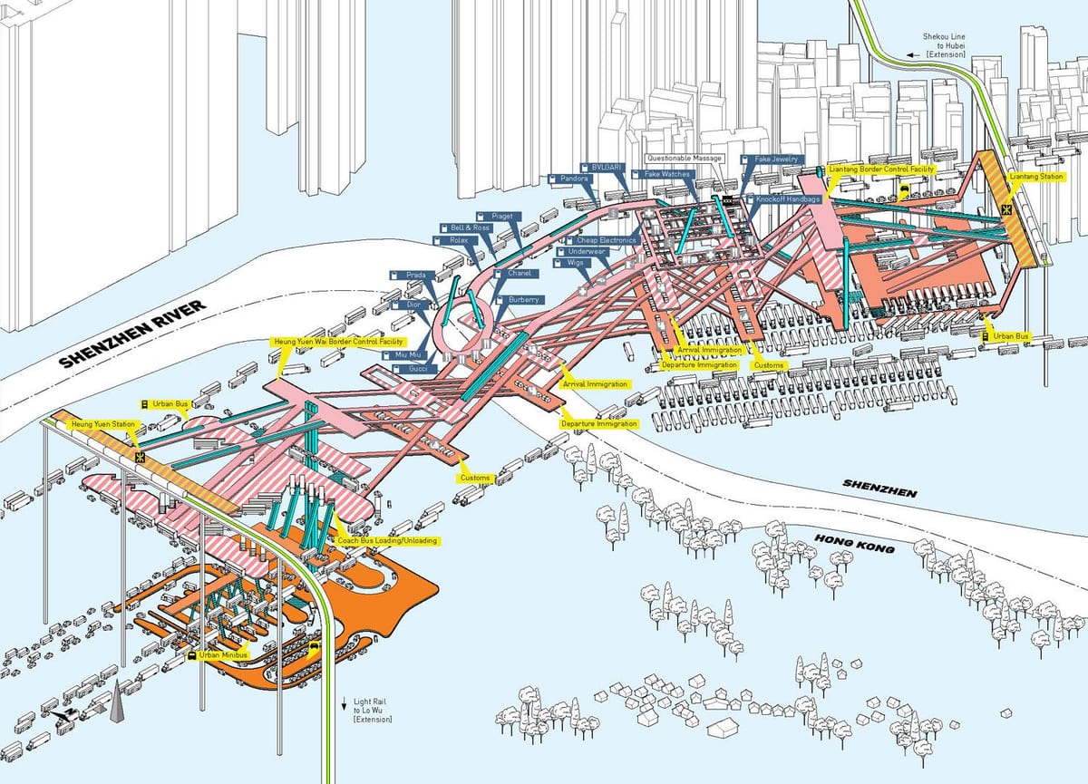 kort over Shenzhen 3d