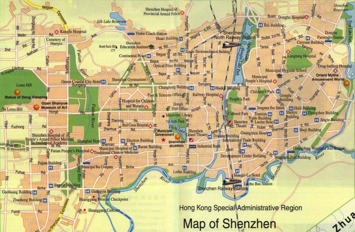 Shenzhen verden kort