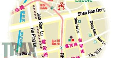 Dongmen marked Shenzhen kort