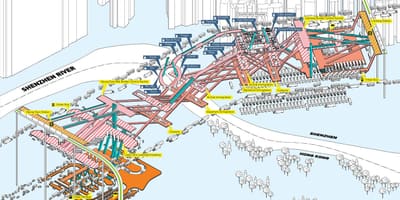 Kort over Shenzhen 3d