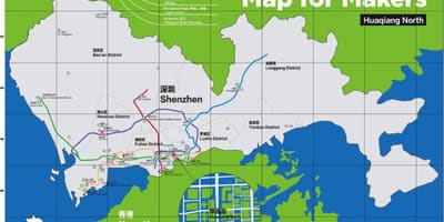 Kort over Shenzhen kort for beslutningstagere